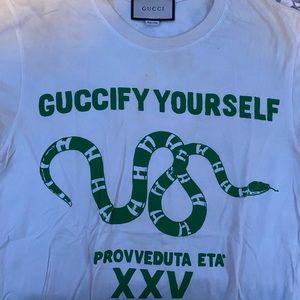 gucci snake t shirt
